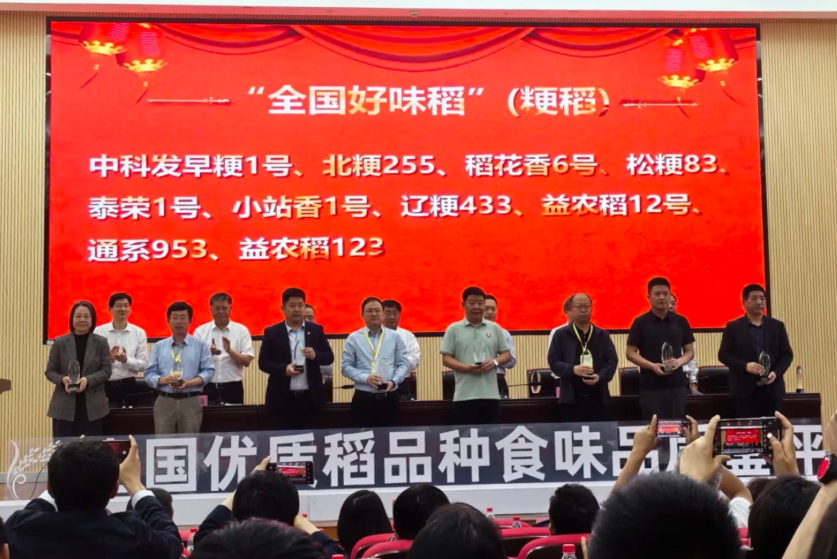 陈温福院士团队选育的水稻品种“北粳255”获评“全国好味稻”.png