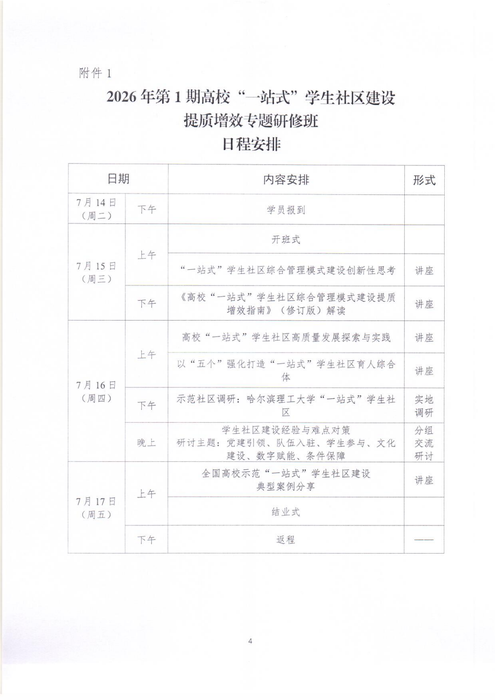 2026年第1期“一站式”学生社区提质增效研修班通知_04