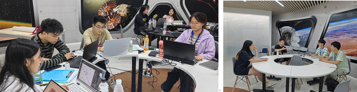同学们热烈的分组讨论与观点形成