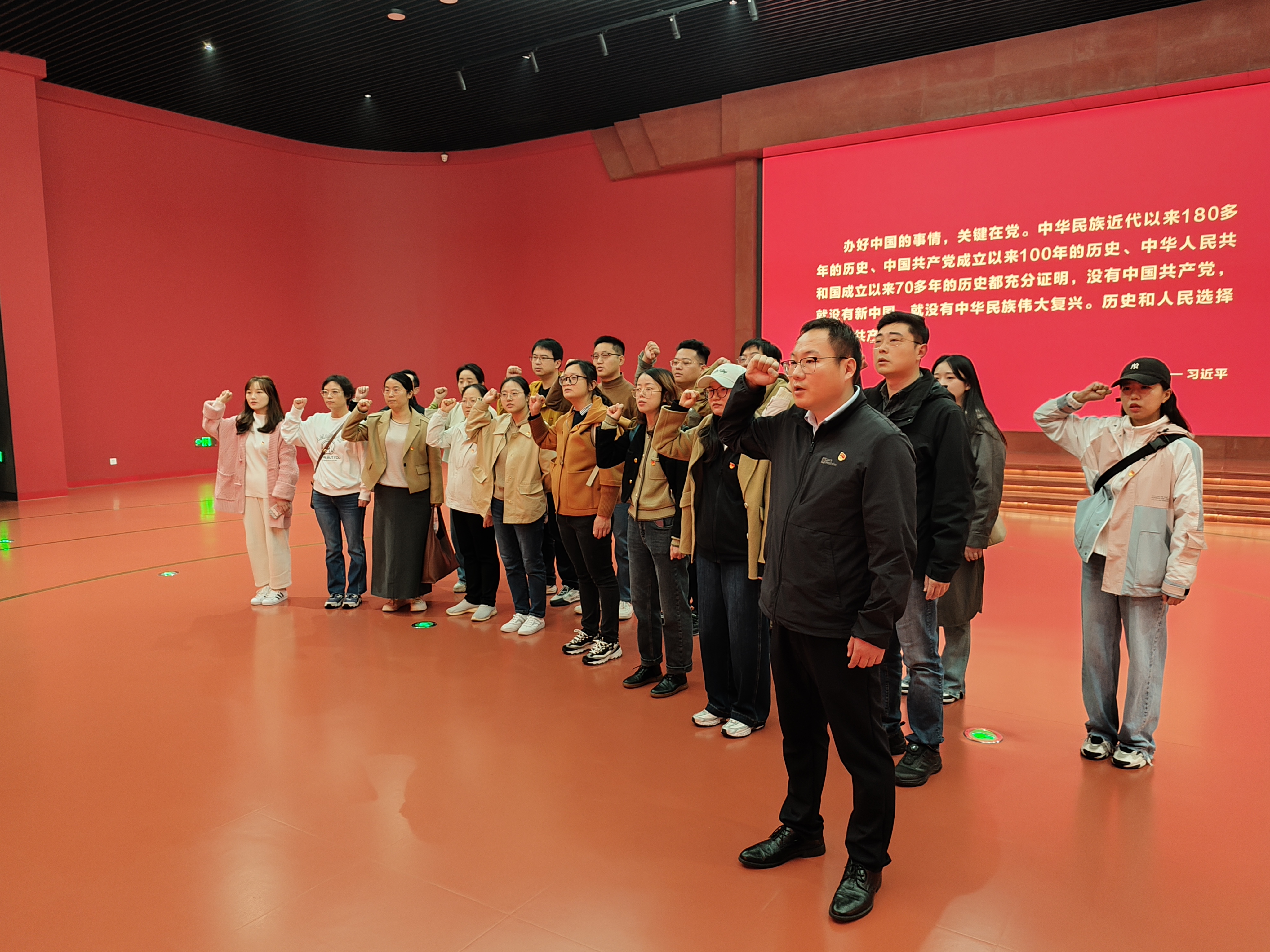 淮海战役纪念馆-宣誓