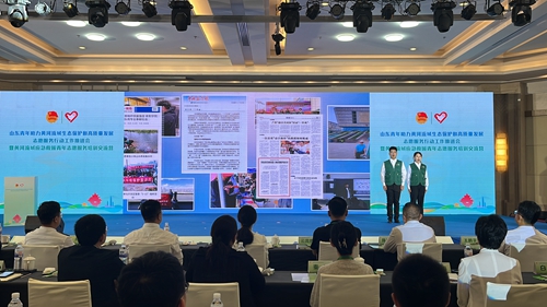 “绿喇叭”环保志愿者参加青年志愿者代表情景宣讲