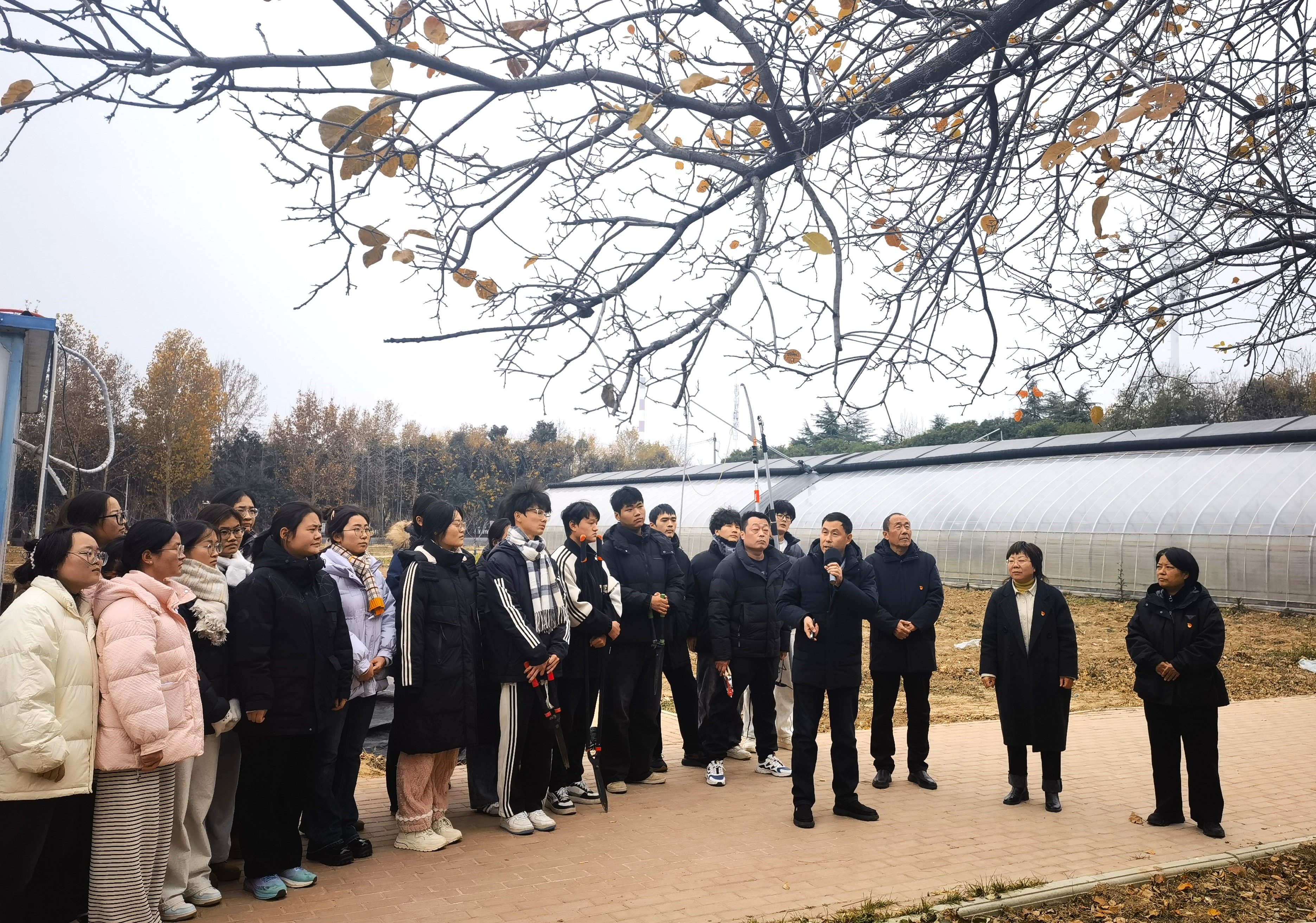 刘景涛介绍冬季植物修建要点