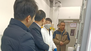 多孔党支部寒假前的安全检查在行动