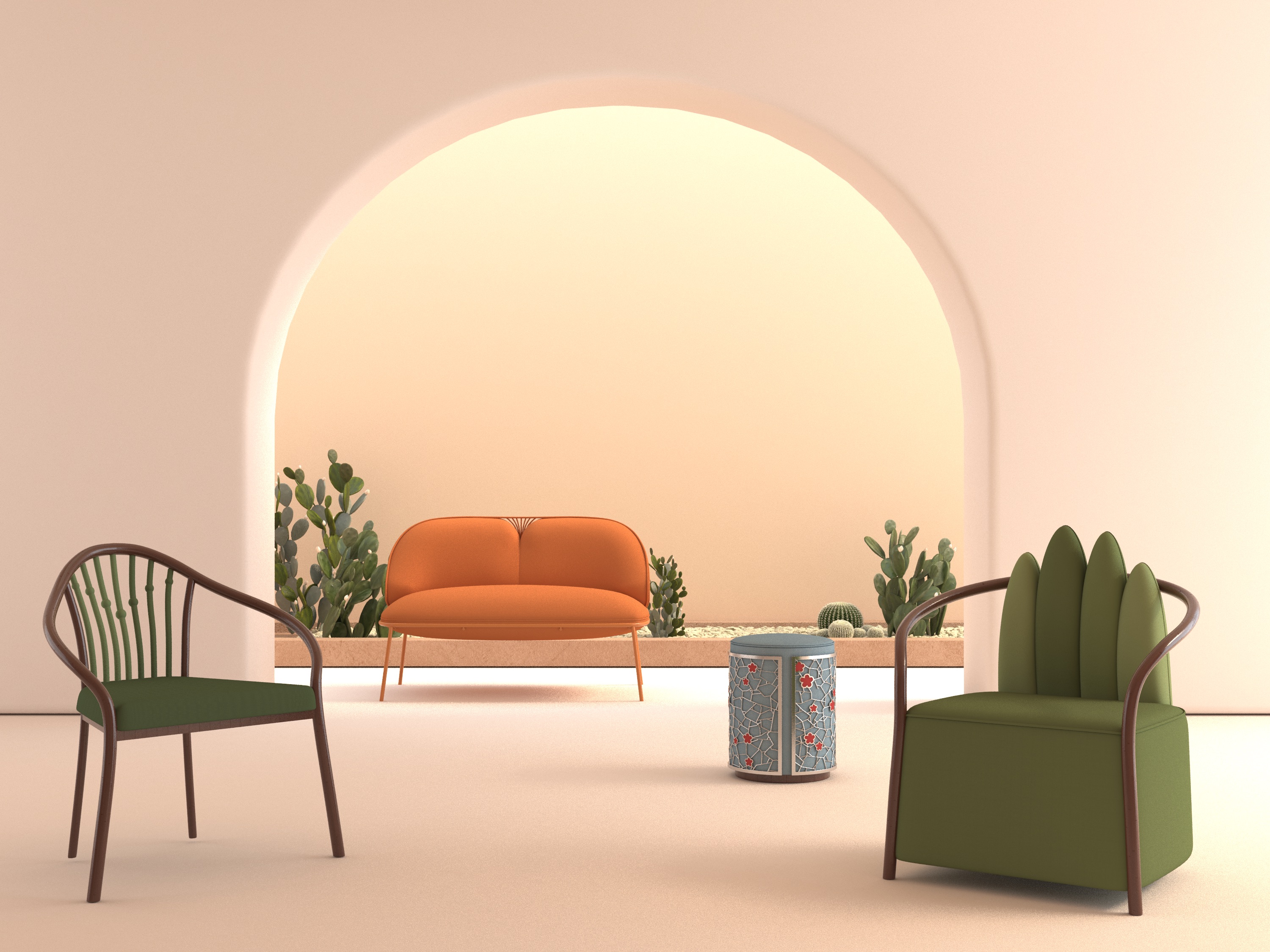 作品4  《四时之景》 陈彬彬