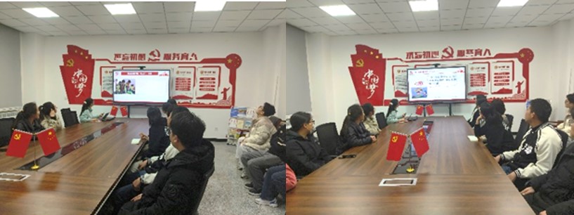 图2  党员观看感人事迹