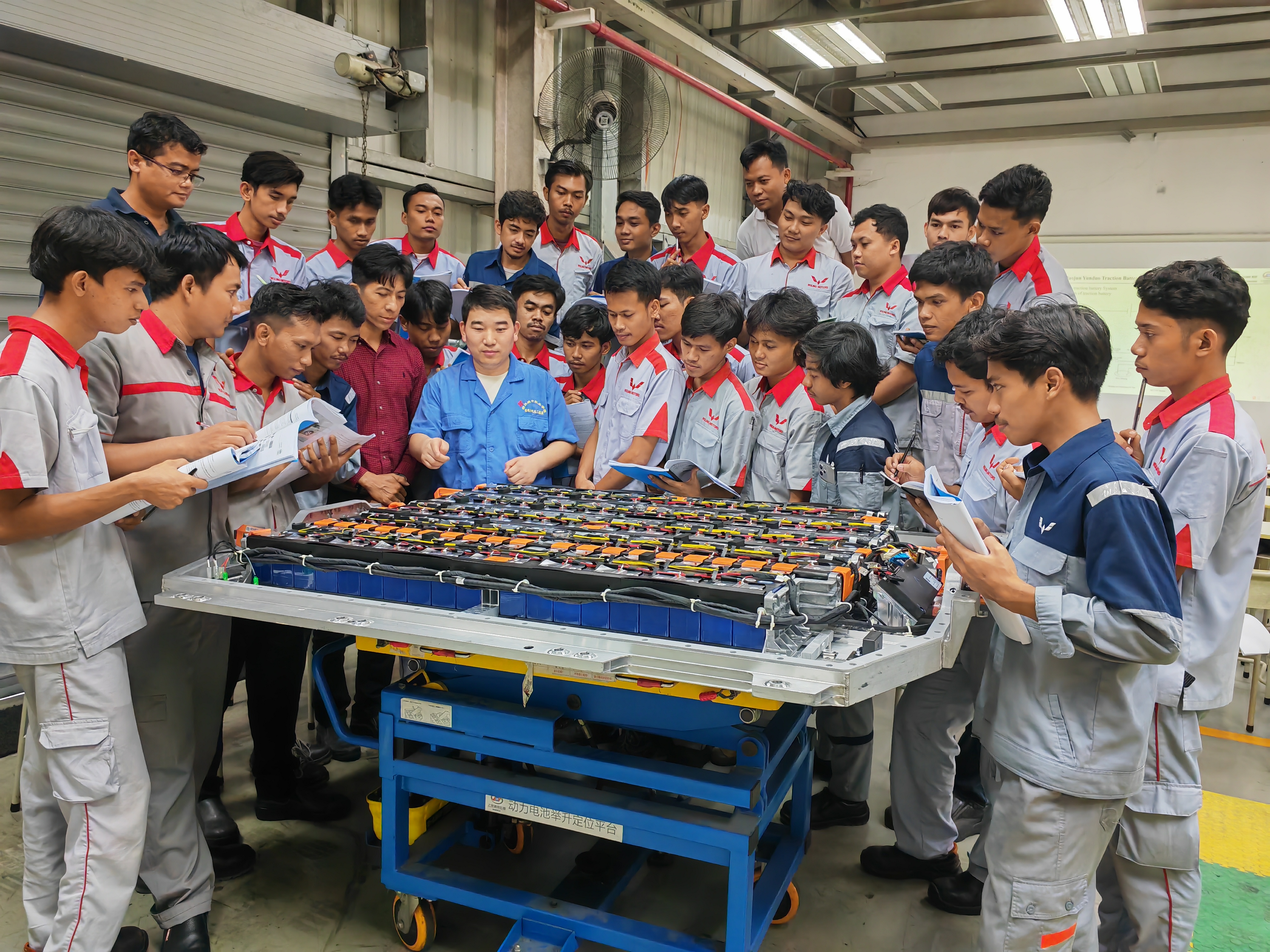 10中国-印度尼西亚新能源汽车现代工匠学院2024年首期技术培训