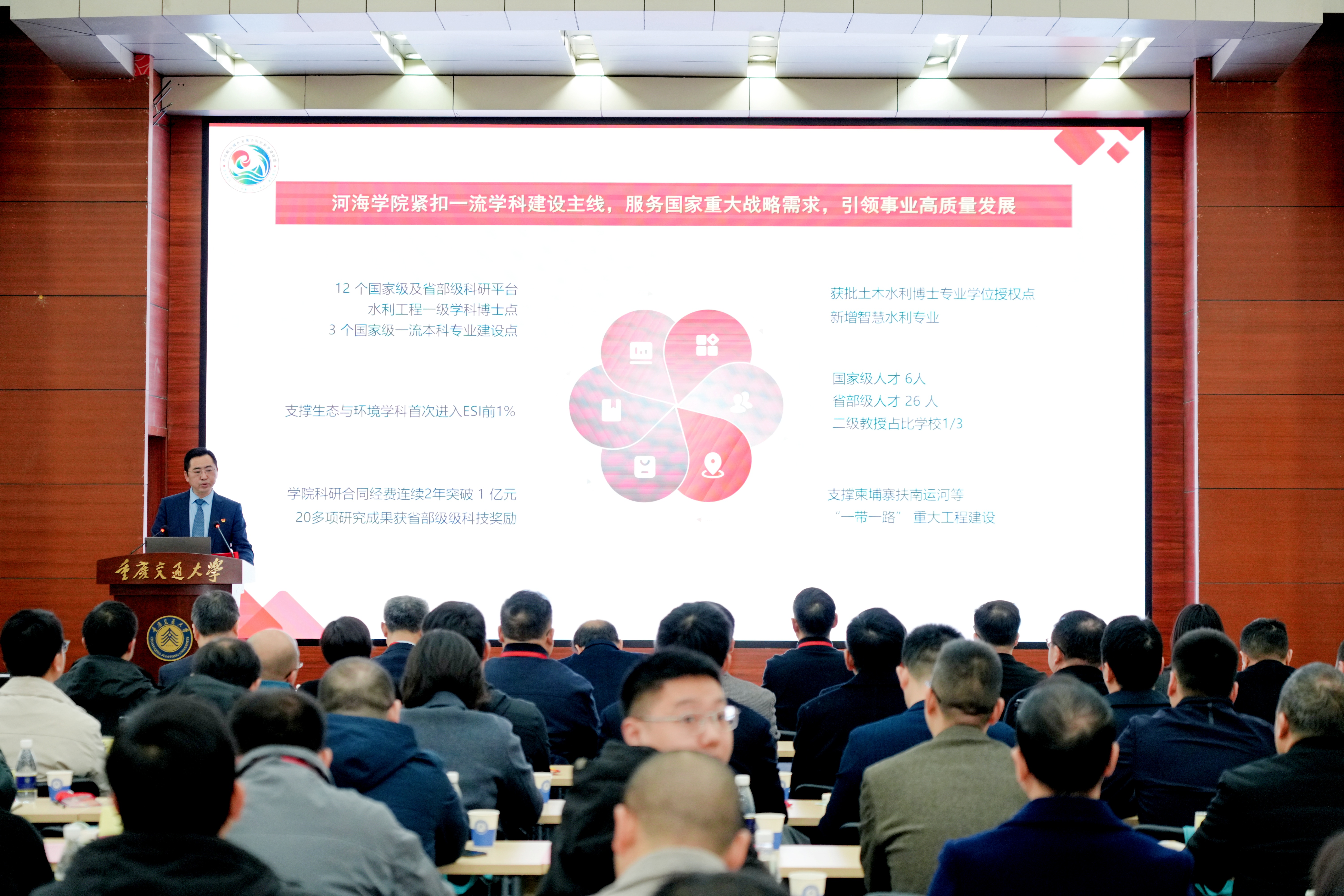 重庆交通大学党委常委、组织部部长任海涛致欢迎辞