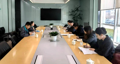 在美瑞新材料座谈交流