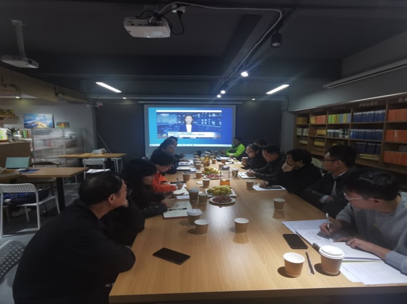 支部与动管办支部一起学习习近平总书记湖南考察重要讲话精神