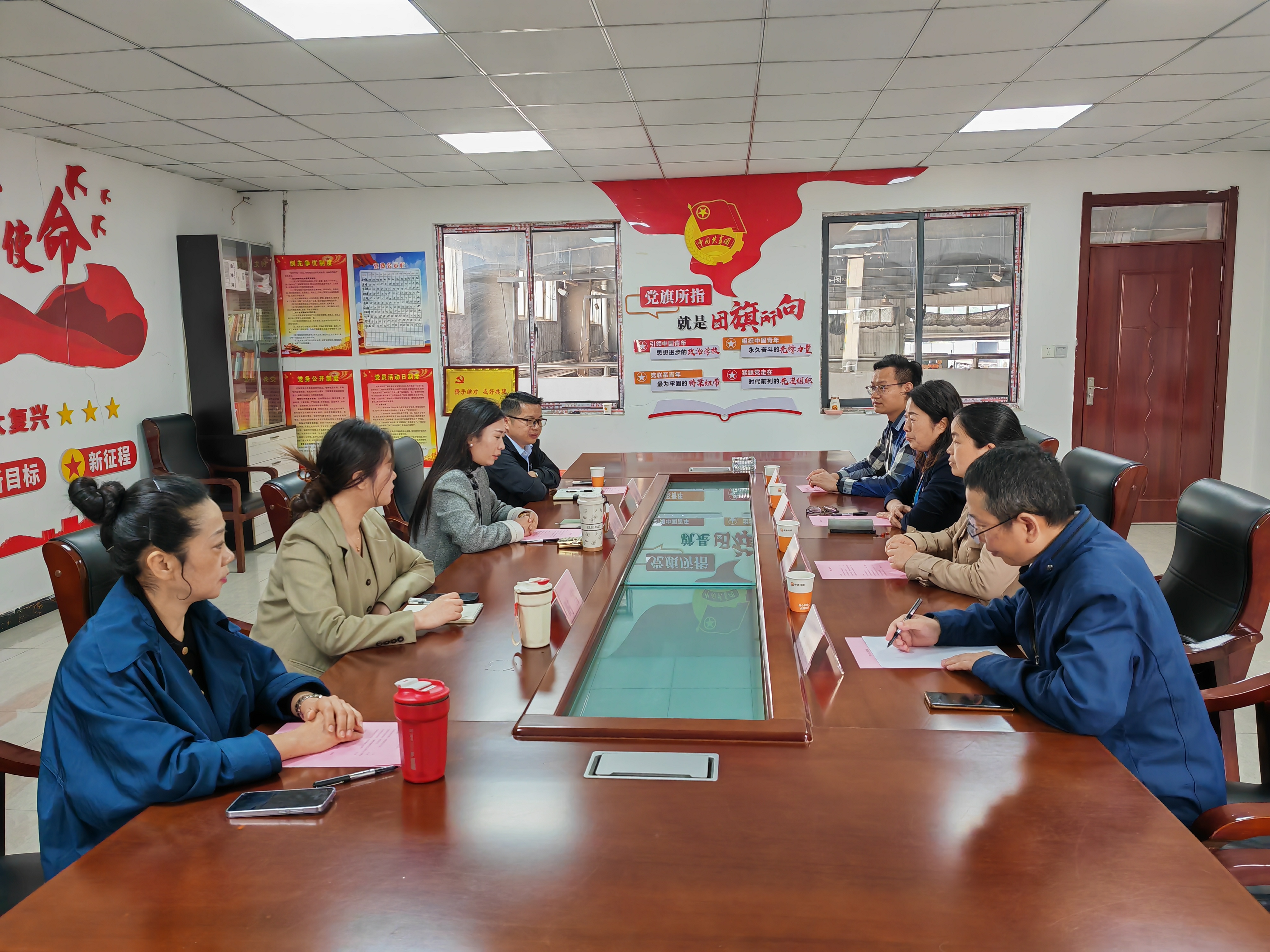党建联建谋新篇 校企协同促发展 ——工商管理教研室党支部与宿州市现代物流协会开展党建联建活动