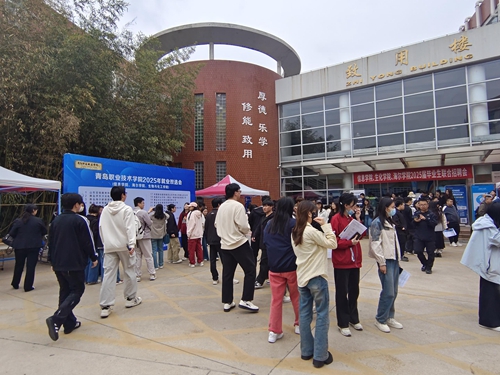 致用楼招聘会现场