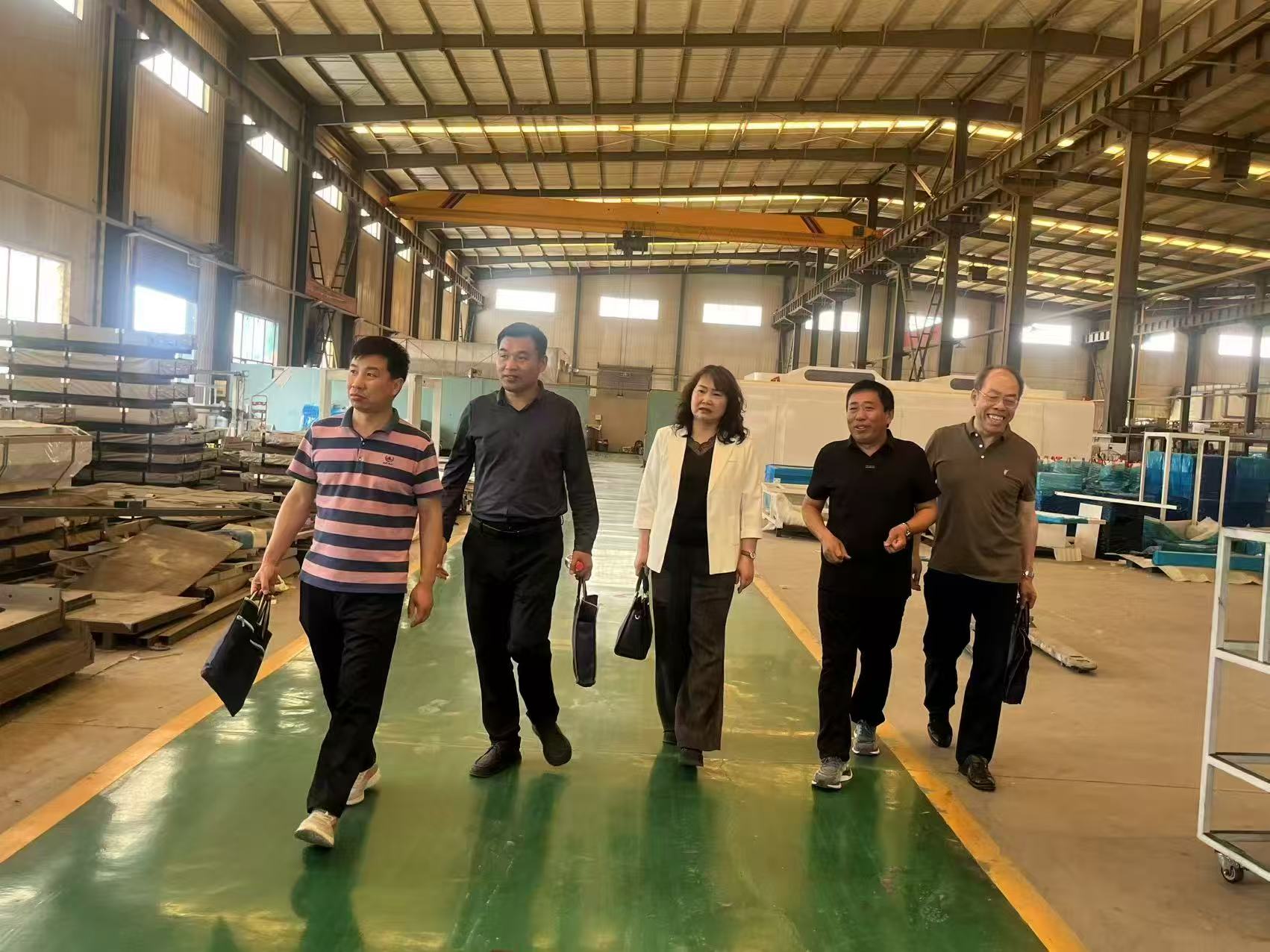 在河南顺图电气有限公司现场考察调研