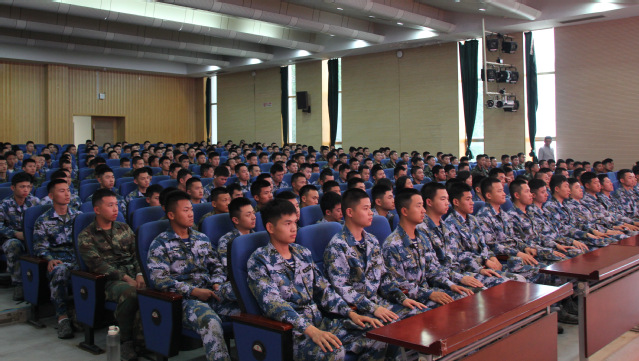 入伍动员会现场