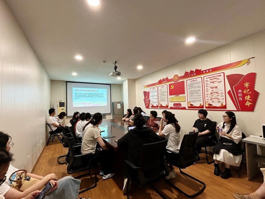 图2 党员教师分享体会