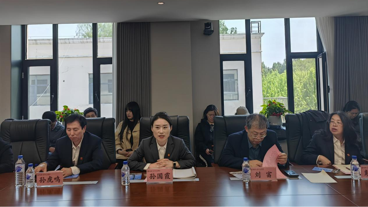 孙国霞院长致辞并对数字文旅专业群进行介绍