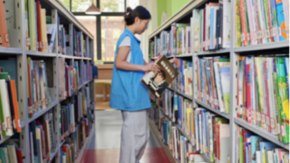 志愿为梳 书序成锦|春雨爱心服务队为图书归“家”，让文明生根