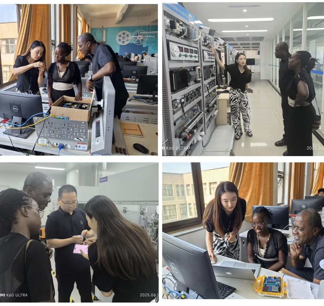 国际交流促提升——肯尼亚师生参观我院物联网应用技术专业实训基地2