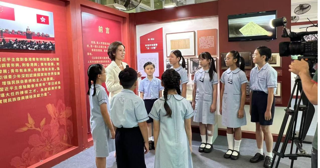 图3 香港陈吕重德纪念学校巡展现场