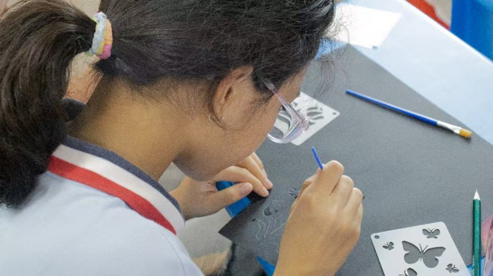 06箔画的绘画过程 06箔画的绘画过程