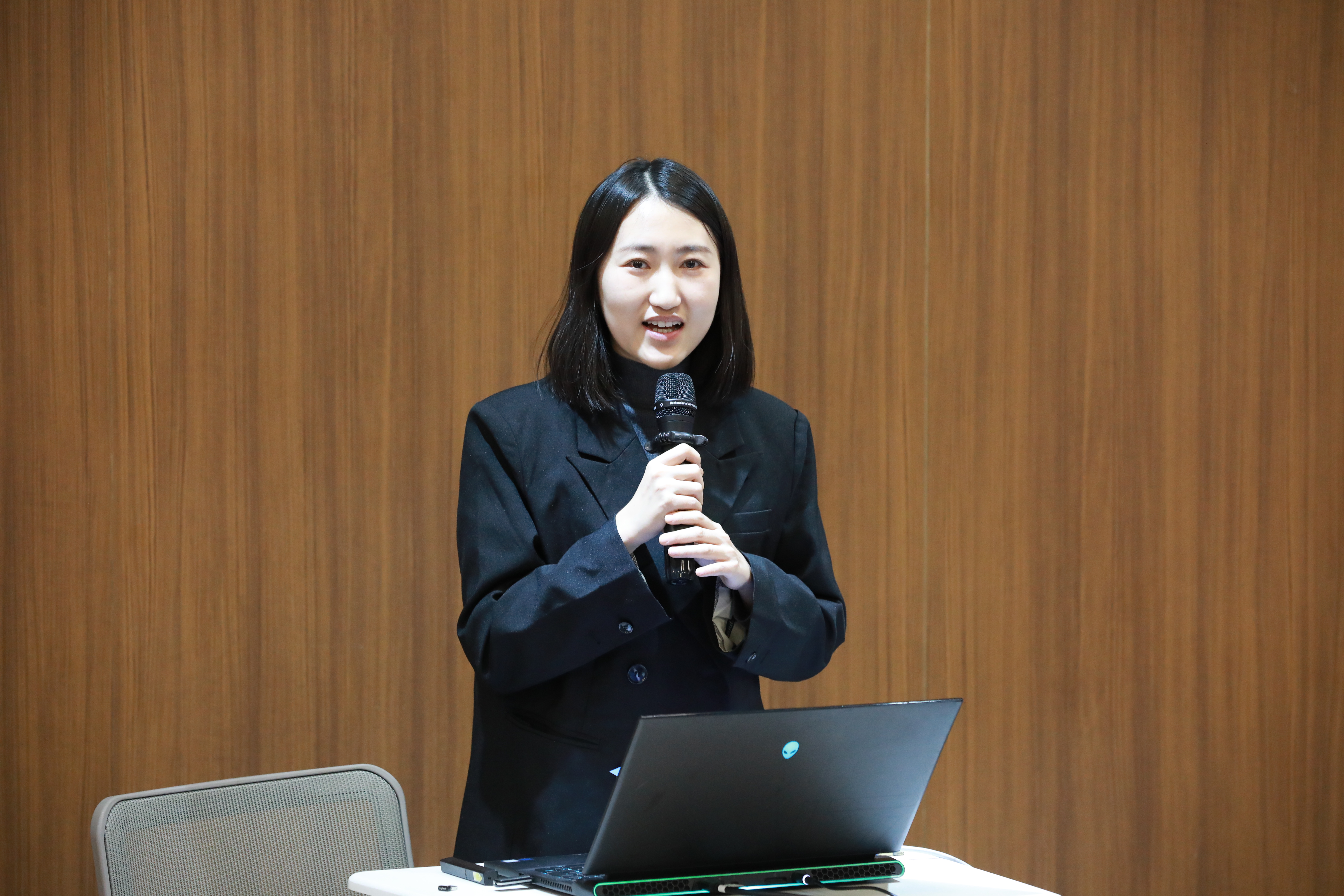 图7 北京市科协青年托举人才，北京城市学院城市建设学部教师杨安琪分享研究成果