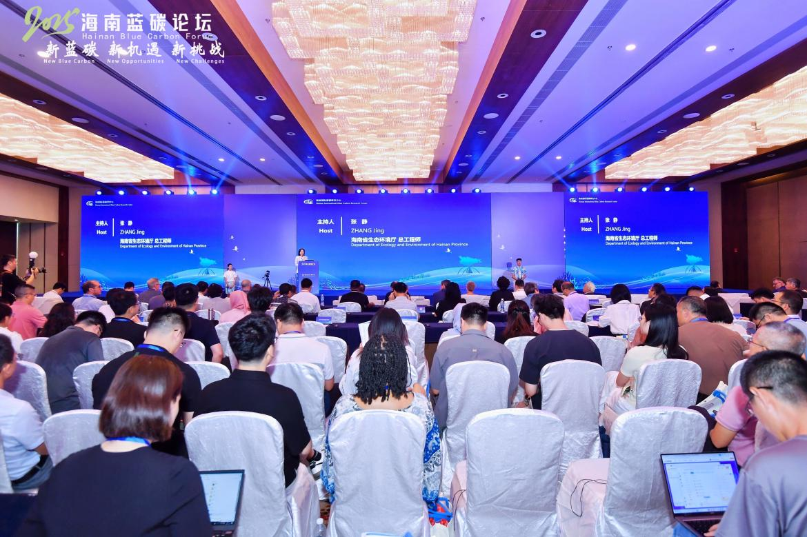 图为海南蓝碳论坛现场。