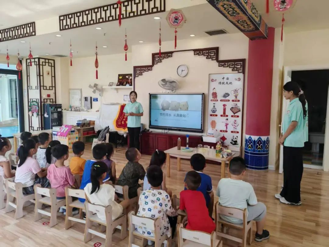 团队赴社区幼儿园开展节水护水宣传教育