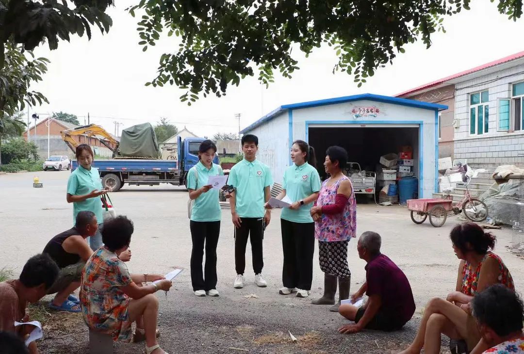 团队成员赴磨石房村开展生态文明宣讲