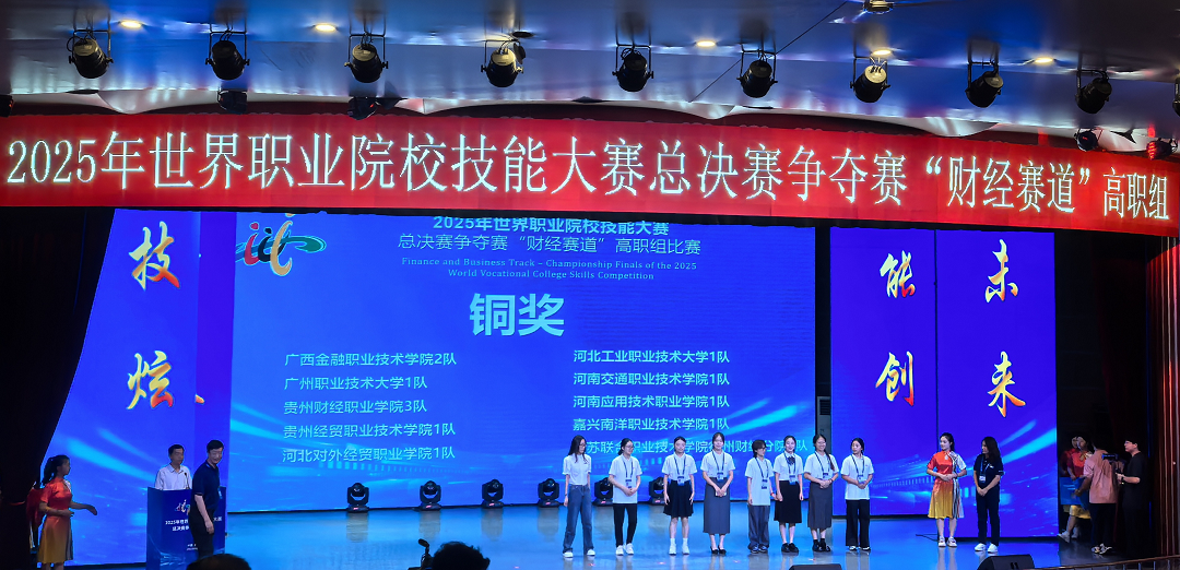 2025年世界职业院校技能大赛总决赛争夺赛“财经赛道”中荣获铜奖 2025年世界职业院校技能大赛总决赛争夺赛“财经赛道”中荣获铜奖