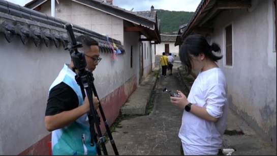 04在粟坝围屋准备拍摄工作