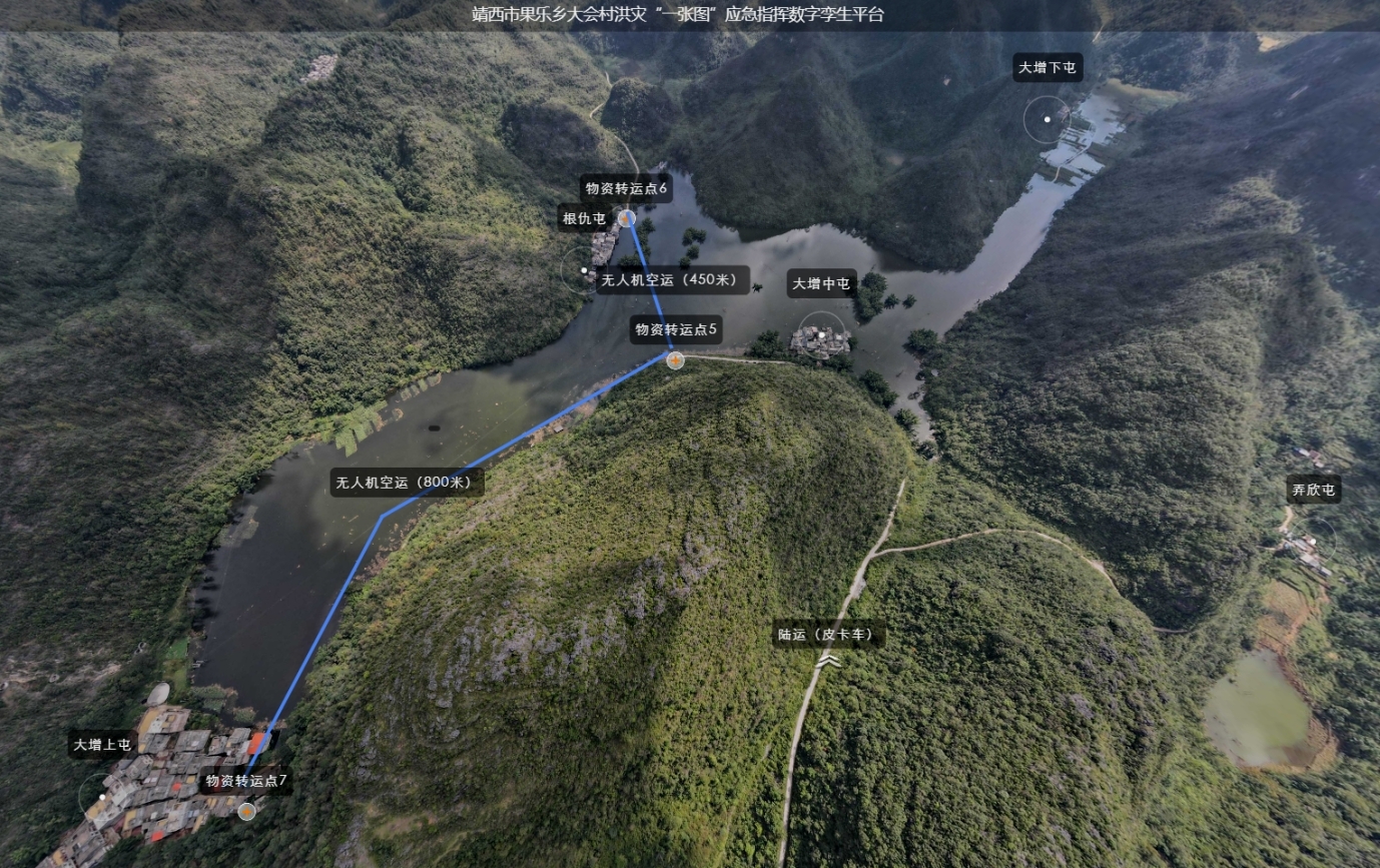 2.“一张图”应急指挥数字孪生平台