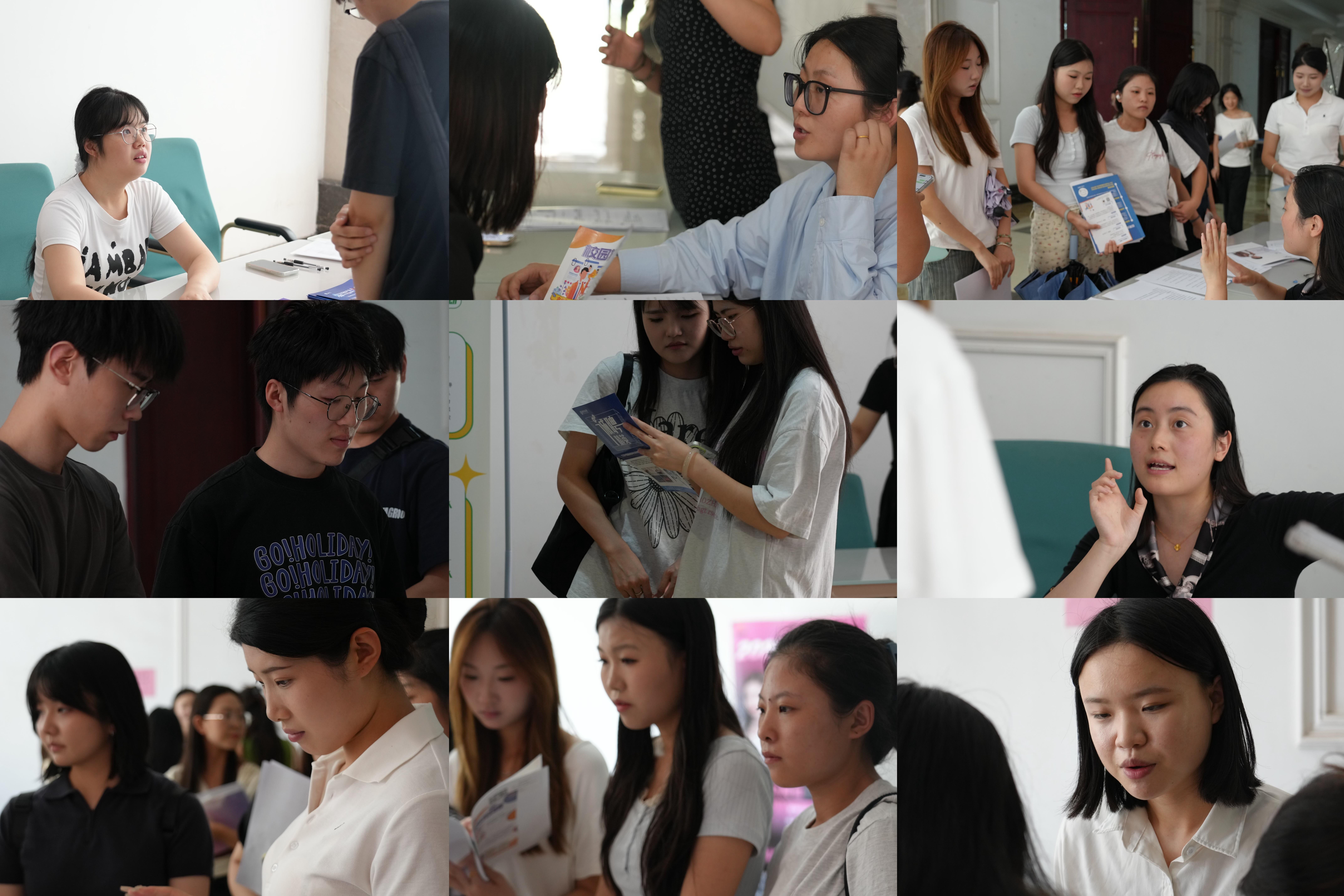 图三 双选会现场 图三 双选会现场