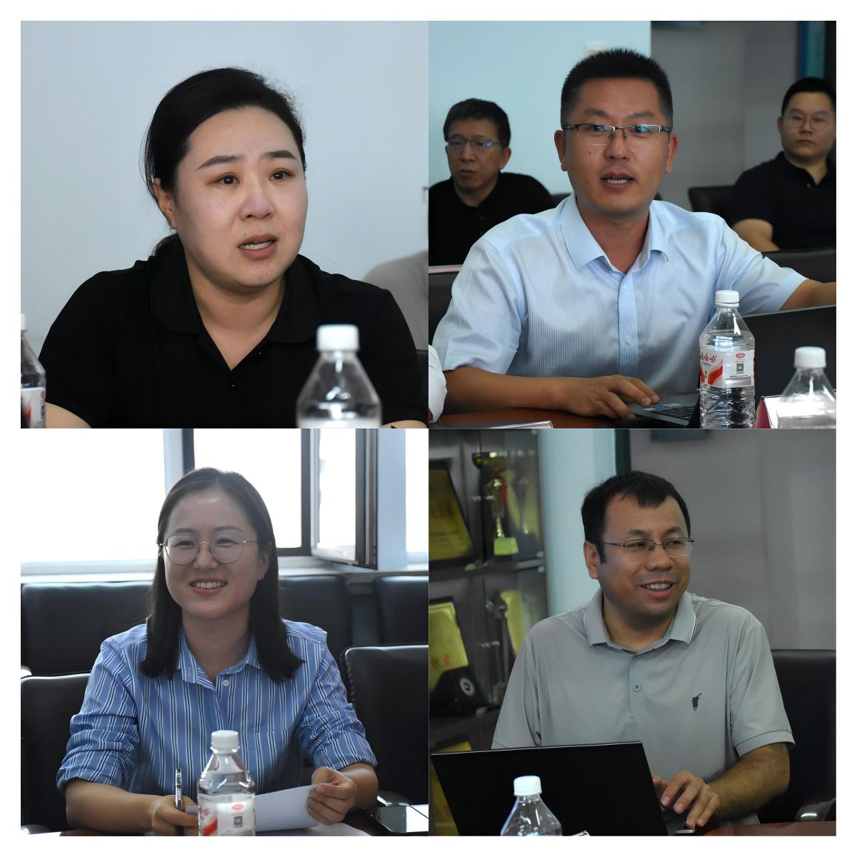 两校人员交流分享(左上张颖书记,右上胡军院长,左下黄笑莹科长,右下邓立为主任) 两校人员交流分享(左上张颖书记,右上胡军院长,左下黄笑莹科长,右下邓立为主任)