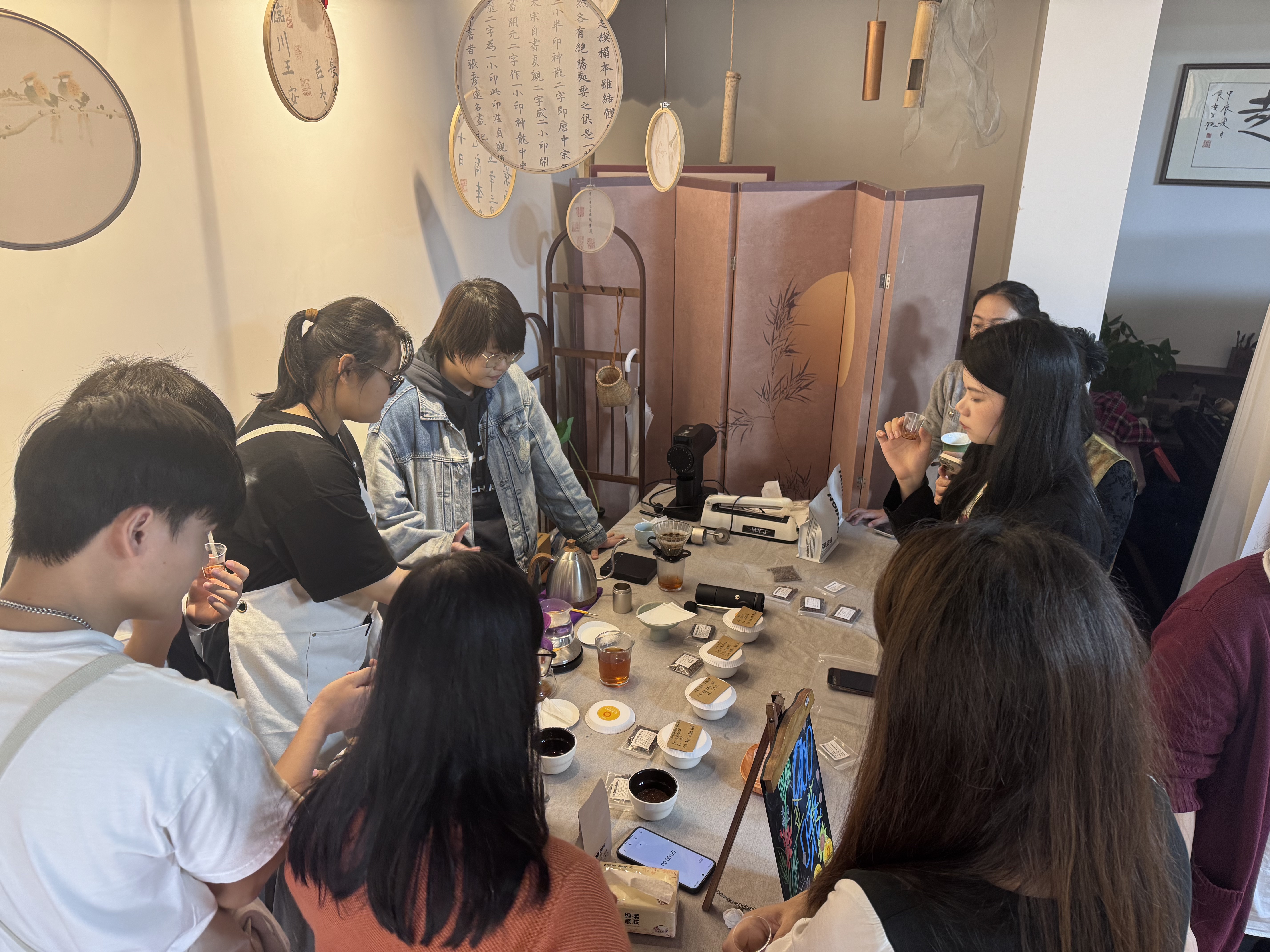 手冲咖啡实践现场 手冲咖啡实践现场