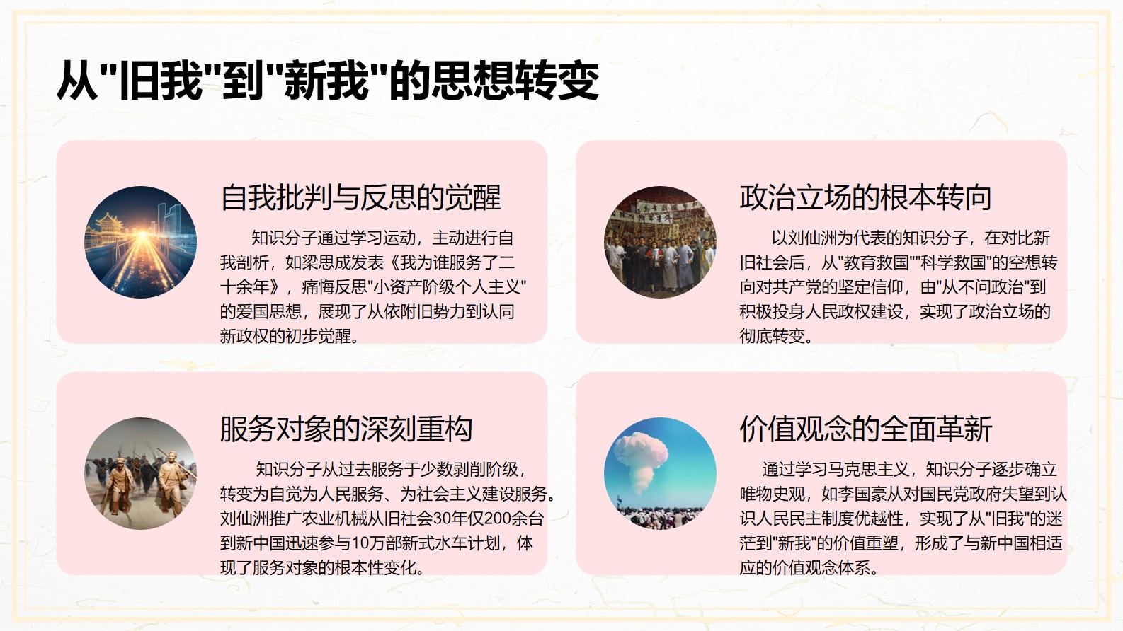 《中国共产党百年学习史》第八章 思想改造与学习活动