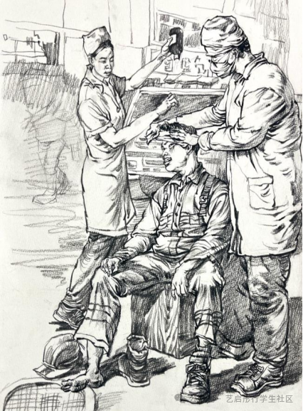 20251211“画育”系列活动第十一期“最美画像”网络评选开始啦！供图艺术设计学院、数字艺术产业学院学生18