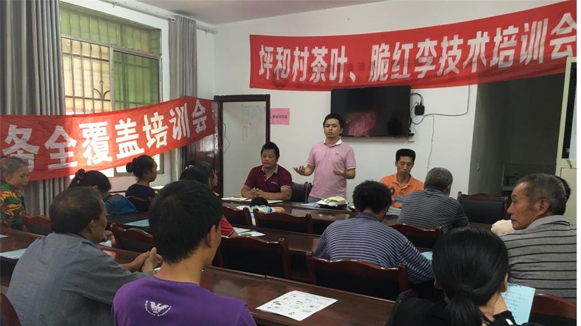 服务团下乡开展种植技术培训1