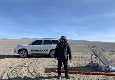 冷湖站冬季首次安装 冷湖站冬季首次安装