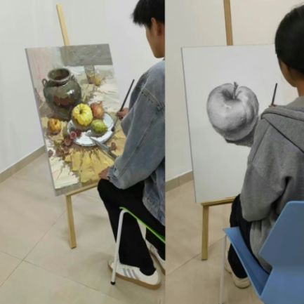 绘画工作室进行活动