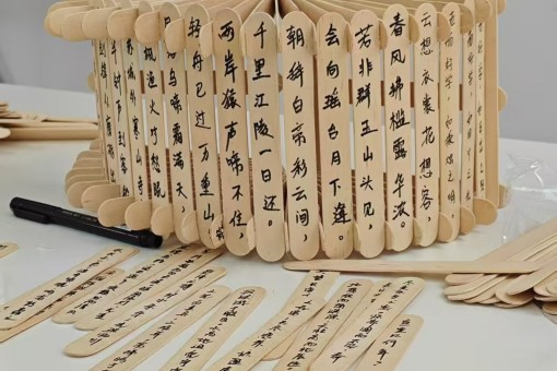 学生们现场制作的书灯.png