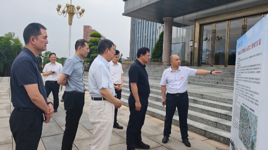 长沙县委副书记、县长陈永高率队督导我校硕士点建设项目