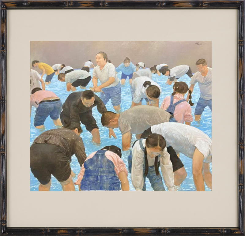 《渔悦》 作者：张德奎 （100×120CM）.png