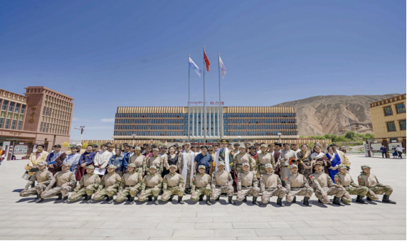 ▲图为援建青海黄南州职业技术学校.png ▲图为援建青海黄南州职业技术学校.png