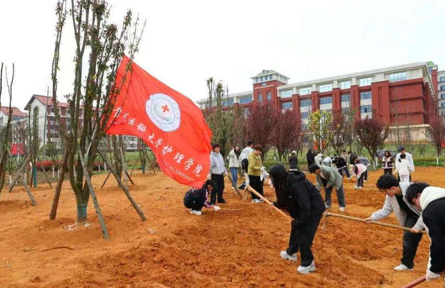 各学院挂牌认领责任区，明确养护负责人与班级，开展常态化浇水、除草、补播等养护工作，确保种一片、活一片、美一片。